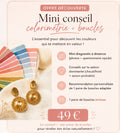 Conseil Colorimétrie + Boucles d'oreilles