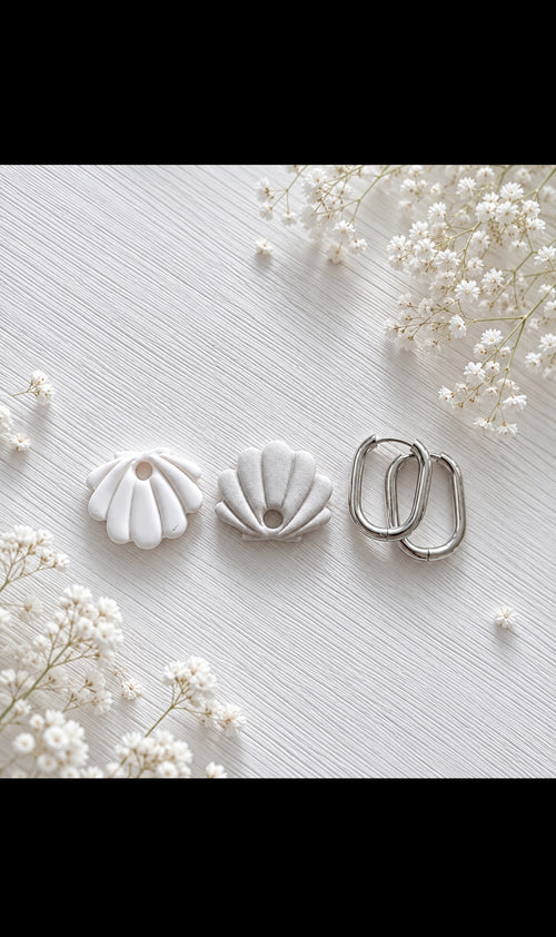 Boucles d'oreilles Coquillages – Teintes Nudes