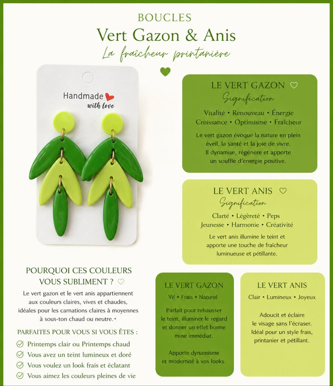 Les vertes pour la femme printemps