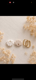 Boucles d'oreilles Coquillages – Teintes Nudes