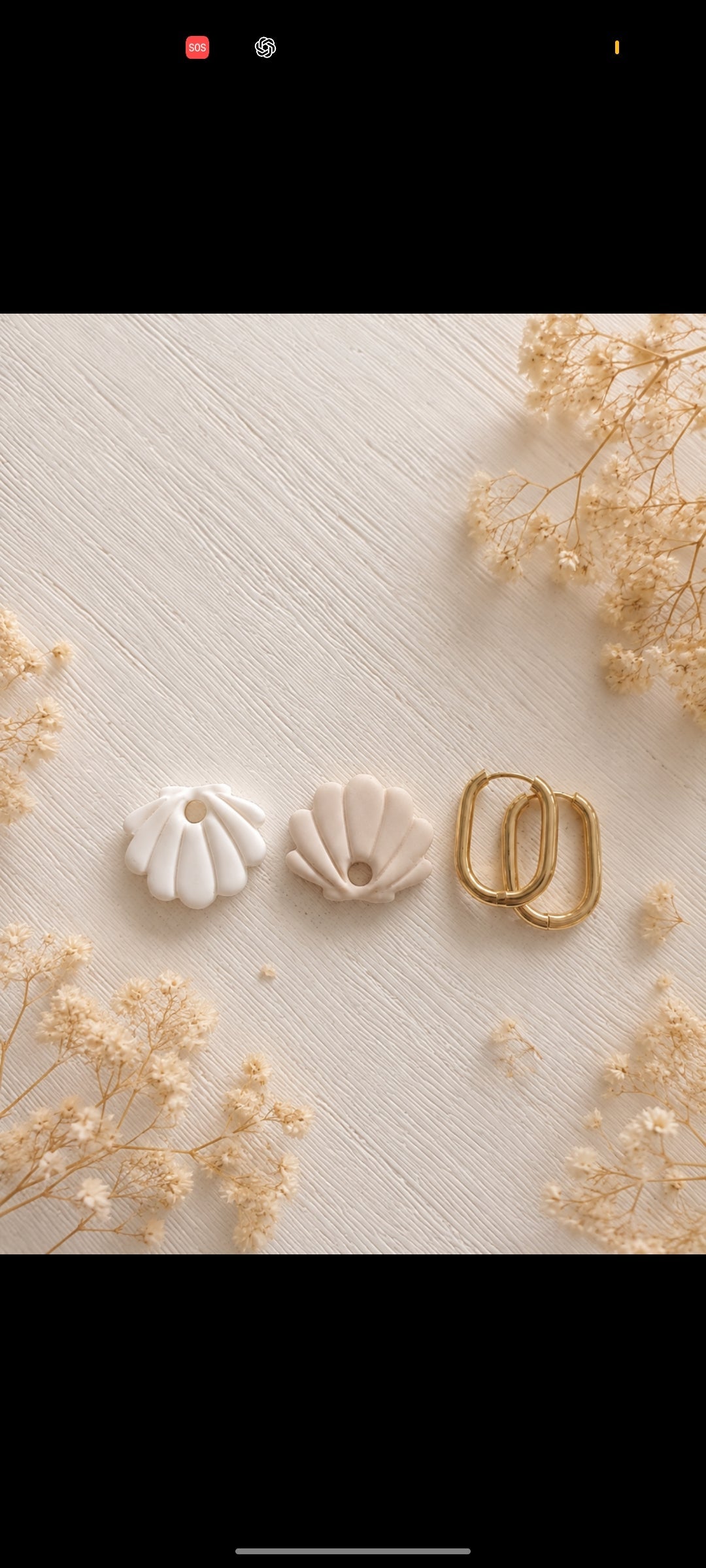 Boucles d'oreilles Coquillages – Teintes Nudes